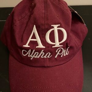 Alpha phi baseball hat